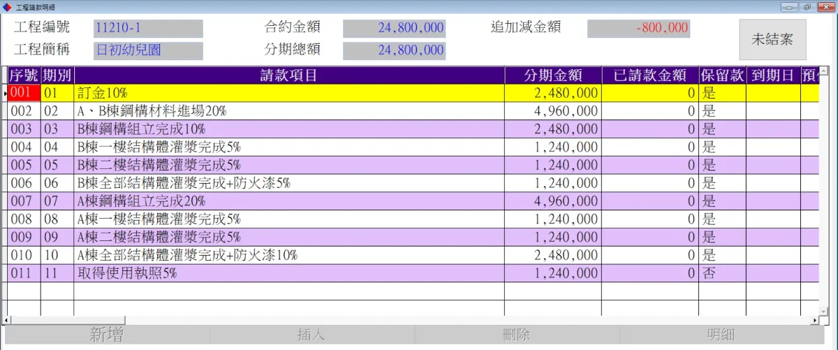 工程業雲端 ERP 管理系統 方案圖片